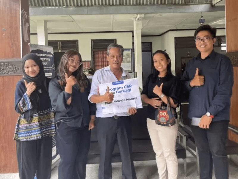 Geo Berbagi untuk Panti Wreda Hanna
