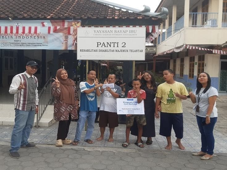 Geo Berbagi untuk Panti Asuhan Sayap Ibu 2 Sleman