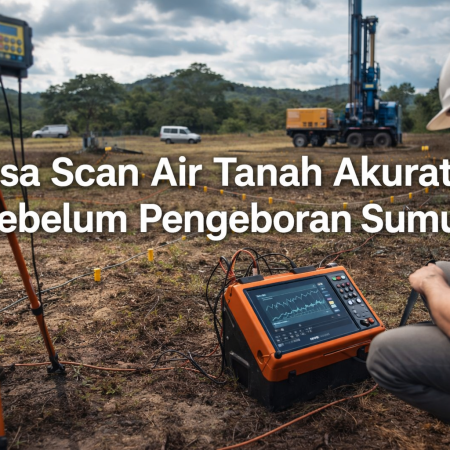 Jasa Scan Air Tanah Akurat Sebelum Pengeboran Sumur
