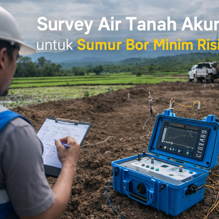 Survey Air Tanah Akurat untuk Sumur Bor Minim Risiko