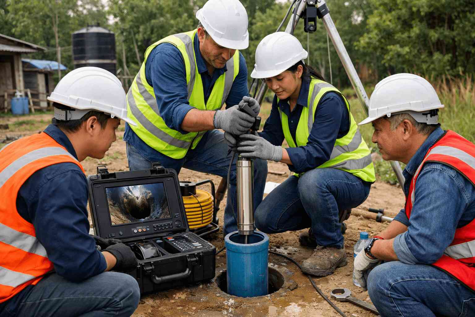 Jasa Borehole Camera PT Geo Santara Indo